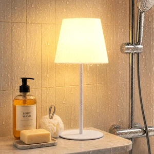 Shower Lamp Rechargeable Waterproof Lamp, Cordless Table Lamp for Bathroom IP54 Spa-Like Shower Light, 4000mAh Battery Powered, 3 Color Modes, Stepless Dimming and Memory, for Bathtub Outdoor (1Pack) Shower Lamp Rechargeable Waterproof Lamp, Cordless Table Lamp for Bathroom IP54 Spa-Like Shower Light, 4000mAh Battery Powered, 3 Color Modes, Stepless Dimming and Memory, for Bathtub Outdoor (1Pack)