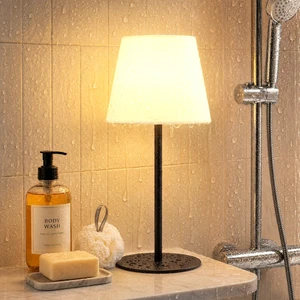 Shower Lamp Rechargeable Waterproof Lamp, Cordless Table Lamp for Bathroom IP54 Spa-Like Shower Light, 4000mAh Battery Powered, 3 Color Modes, Stepless Dimming and Memory, for Bathtub Outdoor (1Pack) Shower Lamp Rechargeable Waterproof Lamp, Cordless Table Lamp for Bathroom IP54 Spa-Like Shower Light, 4000mAh Battery Powered, 3 Color Modes, Stepless Dimming and Memory, for Bathtub Outdoor (1Pack)