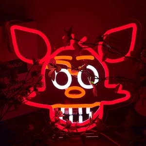 Fnaf Fox Neon Sign for Wall DecorFive Nights LED Neon Lights for GameroomBirthdayChristmas Gifts for kids Fnaf Fox Neon Sign for Wall DecorFive Nights LED Neon Lights for GameroomBirthdayChristmas Gifts for kids