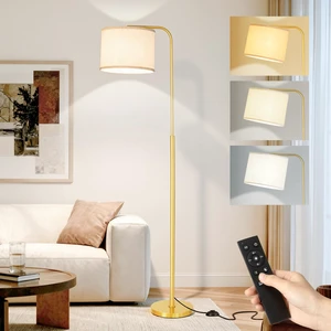 Arc Floor Lamp with Remote and Dimmable Gold Floor lamps for Living Room Modern Tall Standing Lamp for Bedroom Corner and Office wiht Adjustable Hanging Drum Shade Over Couch Arched Reading Light Arc Floor Lamp with Remote and Dimmable Gold Floor lamps for Living Room Modern Tall Standing Lamp for Bedroom Corner and Office wiht Adjustable Hanging Drum Shade Over Couch Arched Reading Light