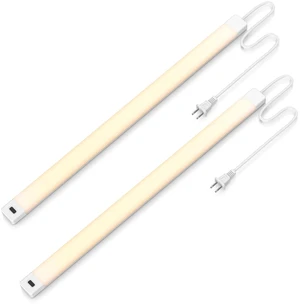 2pcs 16 Inch Under Cabinet Lights with Hand Wave,Plug and Play 3000K Warm White,Dimmable,CRI>90,110V,420Lumen,7W,Bright Counter,Shelf,Above the Sink 2pcs 16 Inch Under Cabinet Lights with Hand Wave,Plug and Play 3000K Warm White,Dimmable,CRI>90,110V,420Lumen,7W,Bright Counter,Shelf,Above the Sink
