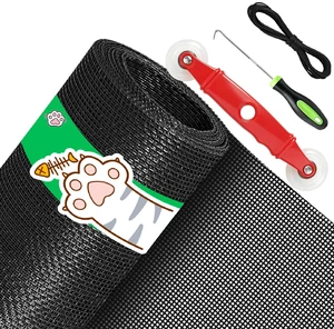 Pet Proof Window Screen Replacement Kit, 59"x106" Durable High Hardness Screen Mesh Replacement Window Screens Repair Kit for Sliding Screen Door,Patio and Windows.(Folded Package with Tool Kit) Pet Proof Window Screen Replacement Kit, 59"x106" Durable High Hardness Screen Mesh Replacement Window Screens Repair Kit for Sliding Screen Door,Patio and Windows.(Folded Package with Tool Kit)