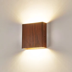 Walnut Wood Grain Indoor Outdoor Up and Down Wall Sconce, 5%-100% Dimmable 18W, 5CCT (2700K-5000K), Modern Lighting for Living Room/Porch, CRI90+, 120V-277V, ETL FCC Certified Walnut Wood Grain Indoor Outdoor Up and Down Wall Sconce, 5%-100% Dimmable 18W, 5CCT (2700K-5000K), Modern Lighting for Living Room/Porch, CRI90+, 120V-277V, ETL FCC Certified