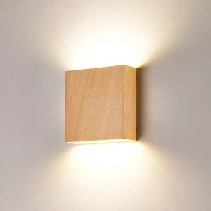 Natural Wood Grain Indoor Outdoor Up and Down Wall Sconce, 5%-100% Dimmable 18W, 5CCT (2700K-5000K), Modern Lighting for Living Room/Porch, CRI90+, 120V-277V, ETL FCC Certified Natural Wood Grain Indoor Outdoor Up and Down Wall Sconce, 5%-100% Dimmable 18W, 5CCT (2700K-5000K), Modern Lighting for Living Room/Porch, CRI90+, 120V-277V, ETL FCC Certified