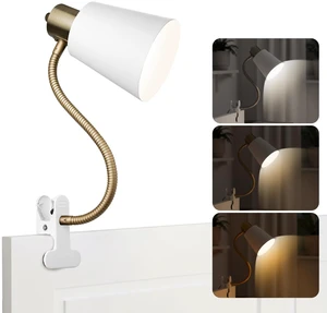 Desk lamp Eye-Caring Table Lamps 360°Rotation Gooseneck Clip on Lamp Portable Desk Light Reading Book Light, Clamp Light, Study Desk Lamps for Bedroom and Office Home Lighting (Black and White) Desk lamp Eye-Caring Table Lamps 360°Rotation Gooseneck Clip on Lamp Portable Desk Light Reading Book Light, Clamp Light, Study Desk Lamps for Bedroom and Office Home Lighting (Black and White)