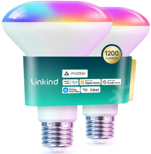 Matter BR30 Smart Light Bulbs, Alexa/Apple/Google Home, 2 Pack 1200LM 85W Recessed Smart Flood Light Bulbs, Music Sync & Preset Scenes, E26 RGBTW Color Changing, Tunable White(1800K-6500K) Matter BR30 Smart Light Bulbs, Alexa/Apple/Google Home, 2 Pack 1200LM 85W Recessed Smart Flood Light Bulbs, Music Sync & Preset Scenes, E26 RGBTW Color Changing, Tunable White(1800K-6500K)
