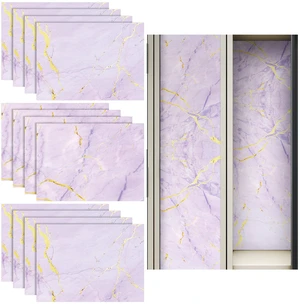 12 Pcs Back to School Locker Magnetic Wallpaper, Marble, Purple Gold Removable Design Magnetic Locker Sheet Trimmable Wall Wallpaper Decoration Decorative Easy Install 12 Pcs Back to School Locker Magnetic Wallpaper, Marble, Purple Gold Removable Design Magnetic Locker Sheet Trimmable Wall Wallpaper Decoration Decorative Easy Install