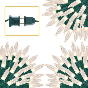 3 Sets Christmas Lights, 150 Count 33 FT Each Mini String Lights, Clear Green Wire Fairy Light, 120V UL Certified Connectable Xmas Tree Light for Holiday Patio Party Outdoor Decoration, Warm White 3 Sets Christmas Lights, 150 Count 33 FT Each Mini String Lights, Clear Green Wire Fairy Light, 120V UL Certified Connectable Xmas Tree Light for Holiday Patio Party Outdoor Decoration, Warm White