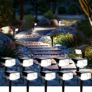 Solar Spot Lights Outdoor Waterproof 10 Pack Cool White Solar Landscape Spotlights Outdoor, Compact Design Spot Lights, Flood Lights for Garden Yard Pathway House Tree Outside Solar Spot Lights Outdoor Waterproof 10 Pack Cool White Solar Landscape Spotlights Outdoor, Compact Design Spot Lights, Flood Lights for Garden Yard Pathway House Tree Outside