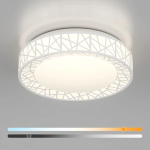 12 Inch Bird's Nest Flush Mount Ceiling Light, 20W, 5CCT 2700K-6500K Selectable, Modern LED Ceiling Light Fixture, Dimmable, for Bedroom, Kitchen, Closet, White, ETL Listed 12 Inch Bird's Nest Flush Mount Ceiling Light, 20W, 5CCT 2700K-6500K Selectable, Modern LED Ceiling Light Fixture, Dimmable, for Bedroom, Kitchen, Closet, White, ETL Listed