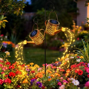 Solar Garden Lights Outdoor Decoration Flower Solar Watering Can Light 2 Packs Waterproof Solar Lights Outdoor, Patio Yard Lawn Pathway Decor, Gardening Gifts for Women Mom Grandma Solar Garden Lights Outdoor Decoration Flower Solar Watering Can Light 2 Packs Waterproof Solar Lights Outdoor, Patio Yard Lawn Pathway Decor, Gardening Gifts for Women Mom Grandma