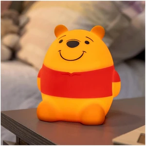 Squish'ems Winnie the Pooh Night Light for Kids, Soft Silicone Dimmable Kids Bedside Lamp, Light for Nursery, Kids Room, and Bedroom, USB Powered with AAA Battery Option Squish'ems Winnie the Pooh Night Light for Kids, Soft Silicone Dimmable Kids Bedside Lamp, Light for Nursery, Kids Room, and Bedroom, USB Powered with AAA Battery Option