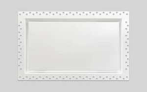 Flush Wall Vent Cover 8x14 Inch for Drywall Vent, Metal Wall-Mounted Air Register Grille, Easy Install, Paintable, (White, 1 Pc, No Manual Damper) Flush Wall Vent Cover 8x14 Inch for Drywall Vent, Metal Wall-Mounted Air Register Grille, Easy Install, Paintable, (White, 1 Pc, No Manual Damper)