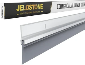 2 Pack - Commercial Door Bottom Sweep, Heavy Duty Aluminum, Fire Rated, Vinyl Insert, JS-NV307, Ideal for Residential & Commercial Use (Clear Anodized, 36'') 2 Pack - Commercial Door Bottom Sweep, Heavy Duty Aluminum, Fire Rated, Vinyl Insert, JS-NV307, Ideal for Residential & Commercial Use (Clear Anodized, 36'')