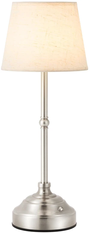 Cordless Table Lamp, Rechargeable Desk Lamp with Fabric Shade, Battery Operated Lamp 3 Color Stepless Dimming, Portable Touch Bedside Lamp Home Decor for Dining, Counter (Brushed Sliver) Cordless Table Lamp, Rechargeable Desk Lamp with Fabric Shade, Battery Operated Lamp 3 Color Stepless Dimming, Portable Touch Bedside Lamp Home Decor for Dining, Counter (Brushed Sliver)