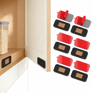 6 Pack Cabinet Magnets for Closure, Black, No Drill Ultra-Thin 15 lb hold, embedded magnet, stainless steel, 24 thin and thick adhesive pads, easy-peel tabs, small homes and offices 6 Pack Cabinet Magnets for Closure, Black, No Drill Ultra-Thin 15 lb hold, embedded magnet, stainless steel, 24 thin and thick adhesive pads, easy-peel tabs, small homes and offices