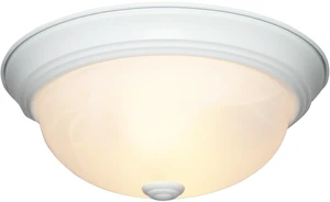 11 in 2-Light Flush Mount Ceiling Light, White, 1257S-WH-AL Flush Mount Ceiling Light Fixtures 11 in 2-Light Flush Mount Ceiling Light, White, 1257S-WH-AL Flush Mount Ceiling Light Fixtures
