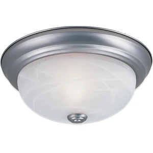 Reedley 2-Lights Flush Mount Ceiling Light, 11 Inch Lighting Fixture for Kitchen, Bedroom, Bathroom, and Hallway, White Alabaster Glass, Pewter, 1257S-PW-AL Reedley 2-Lights Flush Mount Ceiling Light, 11 Inch Lighting Fixture for Kitchen, Bedroom, Bathroom, and Hallway, White Alabaster Glass, Pewter, 1257S-PW-AL