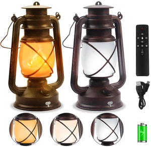 2 Pack Bronze Vintage 4 Modes Rechargeable Lanterns with Remote Control Waterproof Hanging LED Lights with Flickering Flame, Outdoor and Indoor Decor for Halloween, Patio, Garden, Pathway, Camping 2 Pack Bronze Vintage 4 Modes Rechargeable Lanterns with Remote Control Waterproof Hanging LED Lights with Flickering Flame, Outdoor and Indoor Decor for Halloween, Patio, Garden, Pathway, Camping