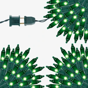 3 Sets Christmas Lights, 150 Count 33 FT Each Mini String Lights, Green Wire Fairy Lights, 120V UL Certified Connectable St Patricks Day Light for Holiday Winter Patio Party Outdoor Decoration, Green 3 Sets Christmas Lights, 150 Count 33 FT Each Mini String Lights, Green Wire Fairy Lights, 120V UL Certified Connectable St Patricks Day Light for Holiday Winter Patio Party Outdoor Decoration, Green