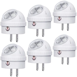 Plug-in LED Night Light Dusk to Dawn Sensor Neutral White 6 Pack Plug-in LED Night Light Dusk to Dawn Sensor Neutral White 6 Pack