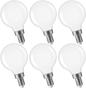 Dimmable LED Candelabra Bulbs 60W Equivalent, G16 1/2 LED E12 Chandelier Light Bulbs for Bedroom, Bathroom, 550LM, CRI90, 5.5W, AC 120V, 6 Pack, 4000K Cool White Dimmable LED Candelabra Bulbs 60W Equivalent, G16 1/2 LED E12 Chandelier Light Bulbs for Bedroom, Bathroom, 550LM, CRI90, 5.5W, AC 120V, 6 Pack, 4000K Cool White