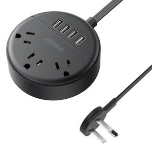 Flat Plug Power Strip, 5 ft Ultra Thin Flat Extension Cord, 3 Outlet and 4 USB Ports, Wall Mountable, Compact Power Strip for Travel, Office, School, Home, Dorm Room Essentials Flat Plug Power Strip, 5 ft Ultra Thin Flat Extension Cord, 3 Outlet and 4 USB Ports, Wall Mountable, Compact Power Strip for Travel, Office, School, Home, Dorm Room Essentials