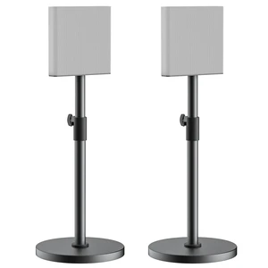 Height Adjustable Speaker Stands Pairs for Sony Bravia Theatre Quad HT-A9M2 Stands - Heavy-Duty Surround Speaker Stand for Sony HT-A9M2 Speaker Stand with Cable Management Height Adjustable Speaker Stands Pairs for Sony Bravia Theatre Quad HT-A9M2 Stands - Heavy-Duty Surround Speaker Stand for Sony HT-A9M2 Speaker Stand with Cable Management