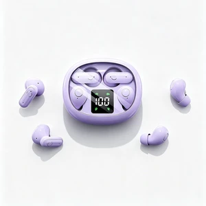 Wireless Earbuds, 2 in 1 Case(Mini Sleep Earbuds & Semi-In-Ear Headphones), Bluetooth Earphones with LED Power Display,Smallest Invisible Earbuds for Small Ears Canals Side Sleepers, Sports, Work Wireless Earbuds, 2 in 1 Case(Mini Sleep Earbuds & Semi-In-Ear Headphones), Bluetooth Earphones with LED Power Display,Smallest Invisible Earbuds for Small Ears Canals Side Sleepers, Sports, Work