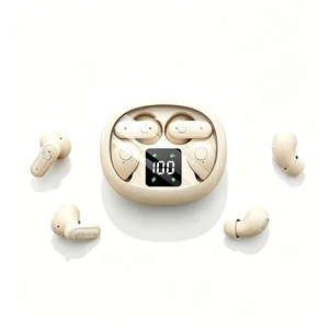 Wireless Earbuds, 2 in 1 Case(Mini Sleep Earbuds & Semi-In-Ear Headphones), Bluetooth Earphones with LED Power Display,Smallest Invisible Earbuds for Small Ears Canals Side Sleepers, Sports, Work Wireless Earbuds, 2 in 1 Case(Mini Sleep Earbuds & Semi-In-Ear Headphones), Bluetooth Earphones with LED Power Display,Smallest Invisible Earbuds for Small Ears Canals Side Sleepers, Sports, Work