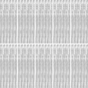Silver Foil Fringe Curtain 10 Pack 3 x 8 Ft College Welcome Silver metallic tinsel creates a crisp reflective backdrop while adhesive backs simplify setup on walls doorways and arches Silver Foil Fringe Curtain 10 Pack 3 x 8 Ft College Welcome Silver metallic tinsel creates a crisp reflective backdrop while adhesive backs simplify setup on walls doorways and arches
