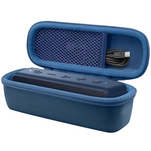 Hard Case for Anker SoundCore/2/Motion B Outdoor Speaker, Dark Blue Space For Charging Cable, Soft Lining, Durable Zippered Shell, Mesh Pocket, Hard Protective Bag Hard Case for Anker SoundCore/2/Motion B Outdoor Speaker, Dark Blue Space For Charging Cable, Soft Lining, Durable Zippered Shell, Mesh Pocket, Hard Protective Bag