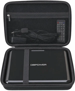 Case for DBPOWER/SQQBZZ/ieGeek/magofly 11.5" 12" DVD Player -Black Carrying Case, Water-resistant & Shock-resistant, Zippered Mesh Pocket Stores Remote Control, Charger, AV Cable Case for DBPOWER/SQQBZZ/ieGeek/magofly 11.5" 12" DVD Player -Black Carrying Case, Water-resistant & Shock-resistant, Zippered Mesh Pocket Stores Remote Control, Charger, AV Cable
