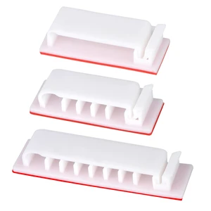 Cable Management Clips, 20Pcs Cable Organizers Wire Clips Cord Holder for TV PC Ethernet Cable Desk Home Office (White) Cable Management Clips, 20Pcs Cable Organizers Wire Clips Cord Holder for TV PC Ethernet Cable Desk Home Office (White)