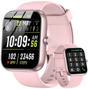 Smart Watch with Alexa Built-in 2026 Fitness Tracker 1.83" HD Bluetooth Calls and Notifications Heart Rate Sleep Monitor Fitness Watch IP68 Waterproof with 120+ Sport Modes for iPhone Android (Pink) Smart Watch with Alexa Built-in 2026 Fitness Tracker 1.83" HD Bluetooth Calls and Notifications Heart Rate Sleep Monitor Fitness Watch IP68 Waterproof with 120+ Sport Modes for iPhone Android (Pink)