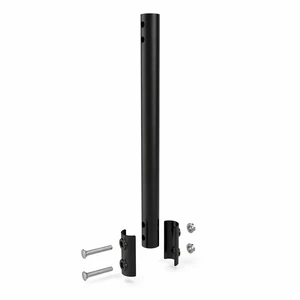Extension Pole for Diameter 1.25" J Pole Mount, 1.25 x 16.5, Black Steel Tube Adds 16.5 in to 1.25 in Masts, Corrosion-Resistant Finish and Connection Hardware Included Extension Pole for Diameter 1.25" J Pole Mount, 1.25 x 16.5, Black Steel Tube Adds 16.5 in to 1.25 in Masts, Corrosion-Resistant Finish and Connection Hardware Included