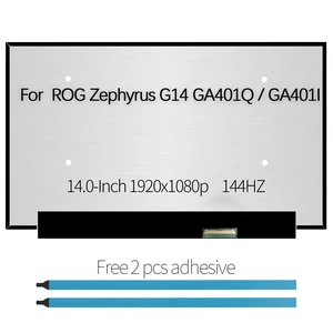 LCD Screen Replacement for Asus ROG Zephyrus G14 GA401Q, FHD 1920X1080 40Pin Matte, LED Non Touch Display (144Hz- 40 pin Connector) LCD Screen Replacement for Asus ROG Zephyrus G14 GA401Q, FHD 1920X1080 40Pin Matte, LED Non Touch Display (144Hz- 40 pin Connector)