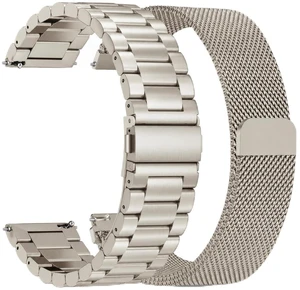 Metal Watch Bands for CMF Watch 3 Pro/Pro 2/Pro Smartwatch 2 Pack Stainless Steel Adjustable Mesh Magnetic Buckle Chain Bracelet for CMF Watch Pro 3 accessory Women Men Metal Watch Bands for CMF Watch 3 Pro/Pro 2/Pro Smartwatch 2 Pack Stainless Steel Adjustable Mesh Magnetic Buckle Chain Bracelet for CMF Watch Pro 3 accessory Women Men