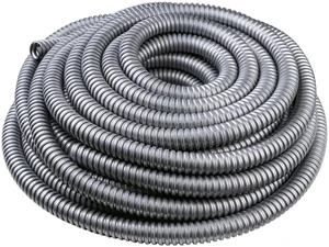 1 Inch x 25 Ft Flexible Reduced Wall Electrical Conduit, Galvanized Steel Metal Flexible Conduit for Electrical Wiring, Outdoor Cable Management and Greenfield Application 1 Inch x 25 Ft Flexible Reduced Wall Electrical Conduit, Galvanized Steel Metal Flexible Conduit for Electrical Wiring, Outdoor Cable Management and Greenfield Application
