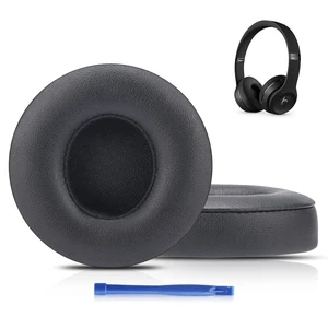 Updated Thickened Solo Wireless 2/3 Replacement Ear Pads,earpads for Beats Solo 2/3 Wireless Headphone (Black) Updated Thickened Solo Wireless 2/3 Replacement Ear Pads,earpads for Beats Solo 2/3 Wireless Headphone (Black)