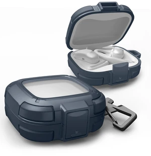 for SHOKZ OpenFit Air Case with Drop-Proof Lock, Shockproof Rugged Bumper Cases Protective Cover with Carabiner & Keyring & Cleaner Kit Blue for SHOKZ OpenFit Air Case with Drop-Proof Lock, Shockproof Rugged Bumper Cases Protective Cover with Carabiner & Keyring & Cleaner Kit Blue
