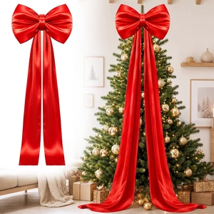 Giant Bow Decoration Big Red Bow for Christmas Tree Topper 70 x 22 Inches Large 3D Oversized Bow with Long Satin Ribbon for Wedding Birthday Halloween Decorations Huge Coquette Home Wreath Wall Decor Giant Bow Decoration Big Red Bow for Christmas Tree Topper 70 x 22 Inches Large 3D Oversized Bow with Long Satin Ribbon for Wedding Birthday Halloween Decorations Huge Coquette Home Wreath Wall Decor