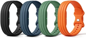 4 Pack Active Band Compatible with Google Fitbit Air Band (4 Pack - Set 6) Soft Silicone Replacement Sport Strap for Fitbit Air Band for Women Men 4 Pack Active Band Compatible with Google Fitbit Air Band (4 Pack - Set 6) Soft Silicone Replacement Sport Strap for Fitbit Air Band for Women Men