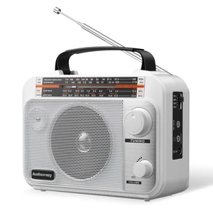 AM/FM/SW1-2 Shortwave Transistor Radio, AC or Battery Operated Transistor Radio with Best Reception, Big Speaker, Precise Tuning Knob, Aux In, 3.5Mm Earphone Jack AM/FM/SW1-2 Shortwave Transistor Radio, AC or Battery Operated Transistor Radio with Best Reception, Big Speaker, Precise Tuning Knob, Aux In, 3.5Mm Earphone Jack