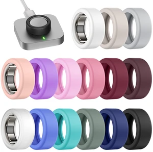 15 Pack Silicone Ring Cover Compatible with Oura Ring 4/Gen 3 Ultra-Thin Silicone Cover, Anti-Scratch Protection, Compatible with Samsung Galaxy Ring, Ultrahuman Ring AIR & RingConn 15 Pack Silicone Ring Cover Compatible with Oura Ring 4/Gen 3 Ultra-Thin Silicone Cover, Anti-Scratch Protection, Compatible with Samsung Galaxy Ring, Ultrahuman Ring AIR & RingConn
