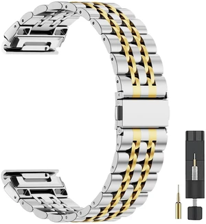 20mm Metal QuickFit Watch Band for Garmin Fenix 9 43mm/8 43mm/7S/6S/5S Stainless Steel Strap for Fenix 7S Pro/6S Pro/5S Plus,Epix Pro/Approach S70 42mm,Descent Mk3i 43mm,for Business & Commute 20mm Metal QuickFit Watch Band for Garmin Fenix 9 43mm/8 43mm/7S/6S/5S Stainless Steel Strap for Fenix 7S Pro/6S Pro/5S Plus,Epix Pro/Approach S70 42mm,Descent Mk3i 43mm,for Business & Commute