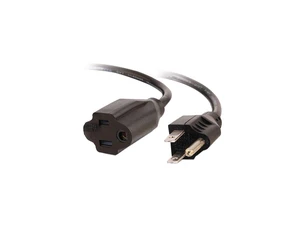 Legrand Universal Power Cord, Computer Extension Cord with 18 AWG Power Cord, 6 Foot Computer Power Cable, Black, 1 Count, 03115 Legrand Universal Power Cord, Computer Extension Cord with 18 AWG Power Cord, 6 Foot Computer Power Cable, Black, 1 Count, 03115