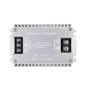 DC to DC High Efficiency Voltage Converter 24V to 12V 30A 360W Buck Converter DIY Power Supply Step-Down Transformer DC to DC High Efficiency Voltage Converter 24V to 12V 30A 360W Buck Converter DIY Power Supply Step-Down Transformer
