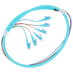 LC-OM3 6 Pigtail 6 Strand Multimode OM3/OM4 50/125 LC-UPC Fiber Pigtail, 1.5 Meter LC-OM3 6 Pigtail 6 Strand Multimode OM3/OM4 50/125 LC-UPC Fiber Pigtail, 1.5 Meter