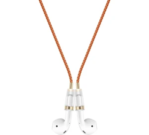 Anti-Lost Neck Strap for Airpods, PU Leather Strong Magnetic Necklace Holder String, Compatible with AirPods 1&2 /3rd /Pro/Pro 2 Orange Red Gold Anti-Lost Neck Strap for Airpods, PU Leather Strong Magnetic Necklace Holder String, Compatible with AirPods 1&2 /3rd /Pro/Pro 2 Orange Red Gold
